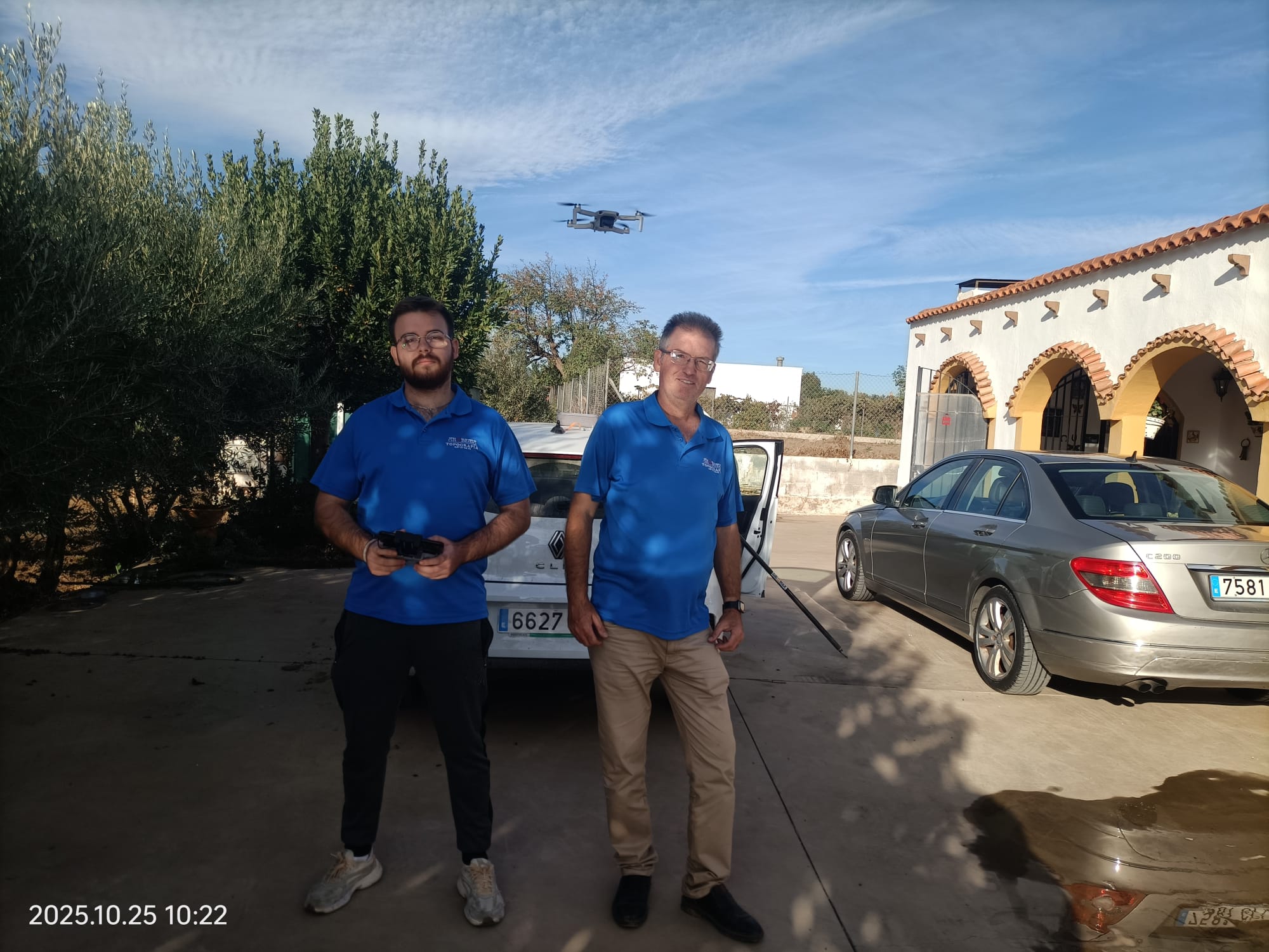 Equipo AROBEMA Topografía con dron DJI en Almería