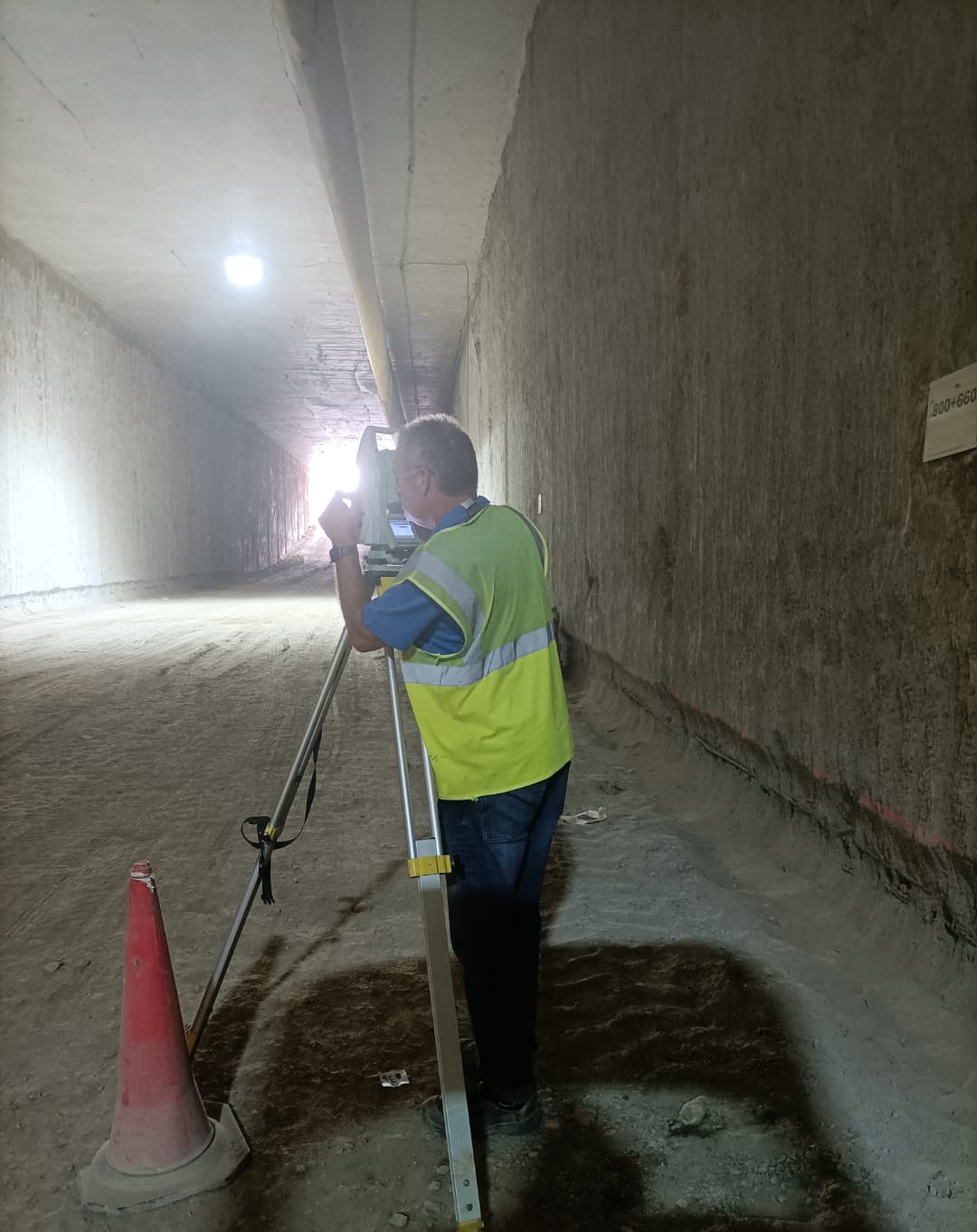 Topografía en obra civil y túnel, Andalucía